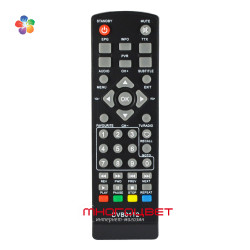 Пульт ДУ DVB01T2 для цифровых эфирных тюнеров DVB-T2 фирмы Hyundai и AIRTONE