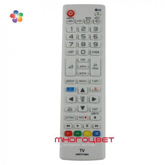 Пульт ДУ для телевизора LG AKB73715634