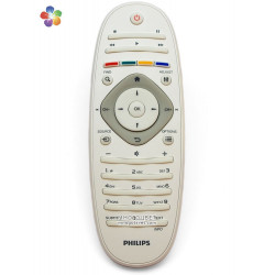 Оригинальный пульт ДУ для LED телевизора Philips 242254990416 в форме овала - белый